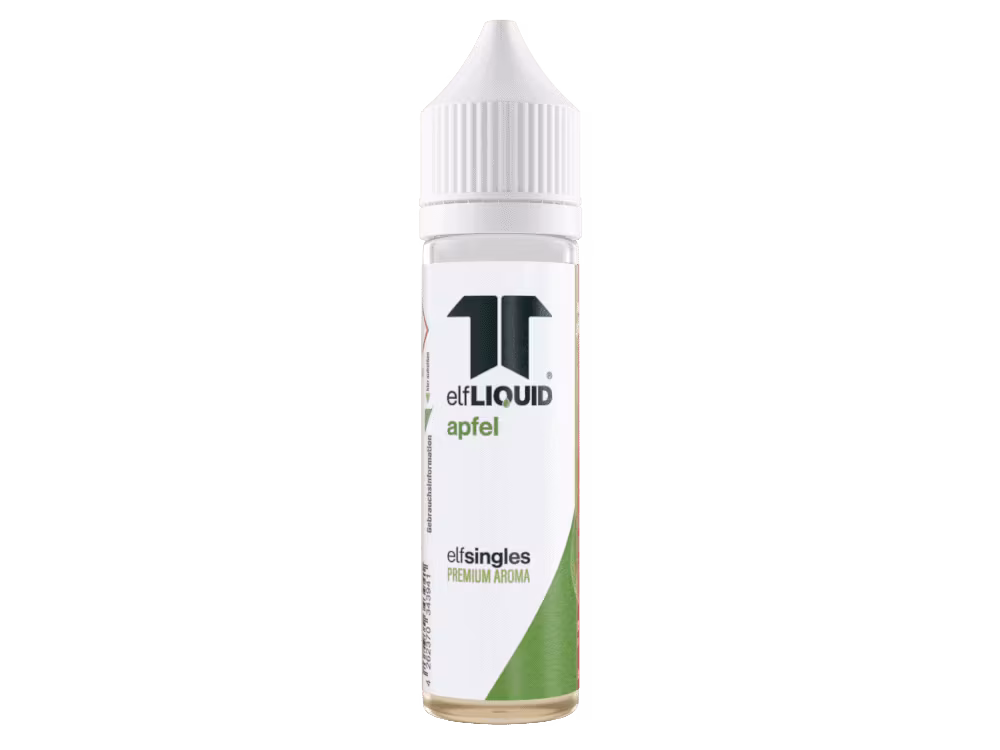 Elf-Liquid - Single - Apfel 10 ml 1 Elfliquid Apfel E-Zigaretten Liquid für Dampfer, 10ml Flasche.