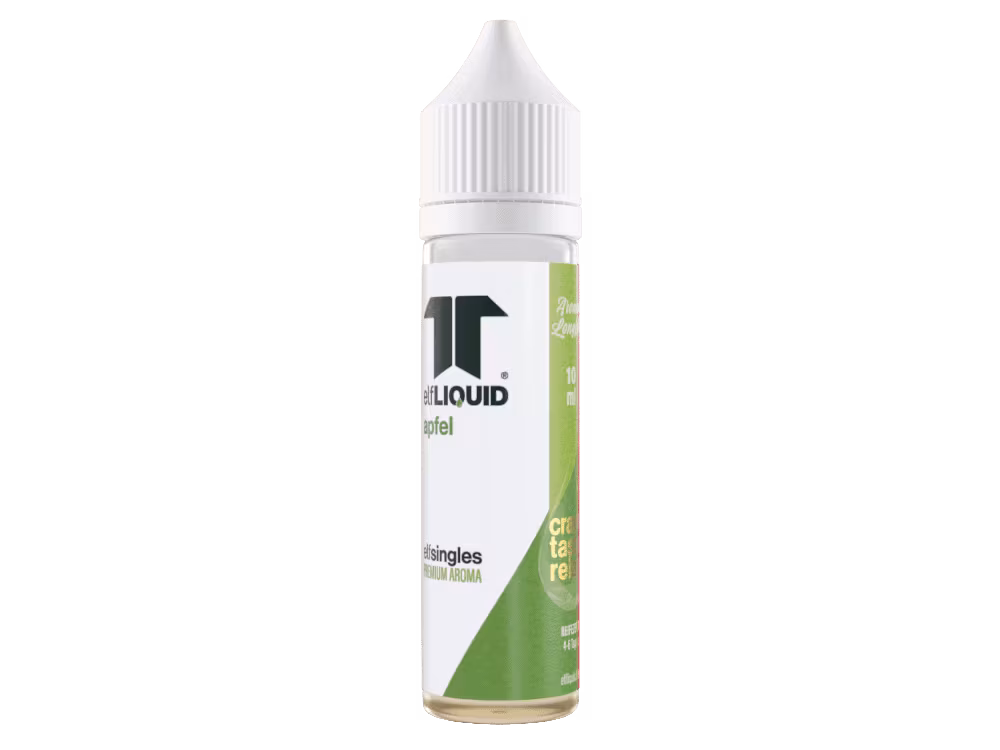 Elf-Liquid - Single - Apfel 10 ml 2 Hochwertiges E-Liquid mit Apfelgeschmack in 60ml Flasche.