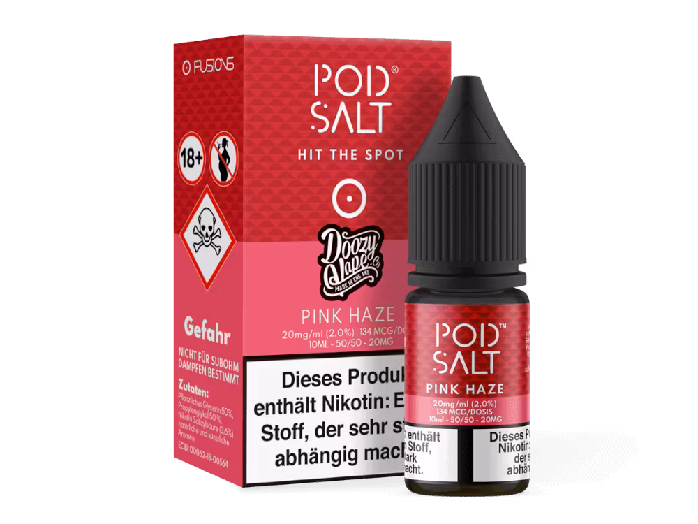 Pod Salt Fusion - Pink Haze - Nikotinsalz Liquid 1 Pod Salt Fusion - Pink Haze - Nikotinsalz Liquid
