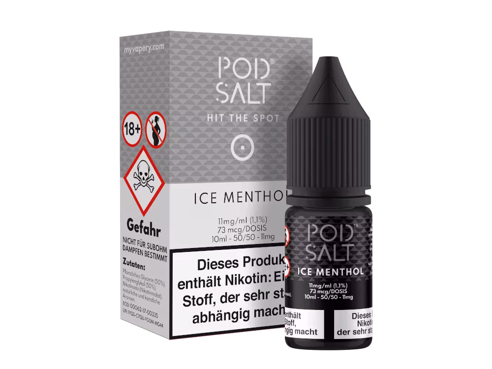 Pod Salt - Ice Menthol - Nikotinsalz Liquid 1 Pod Salt - Ice Menthol - Nikotinsalz Liquid