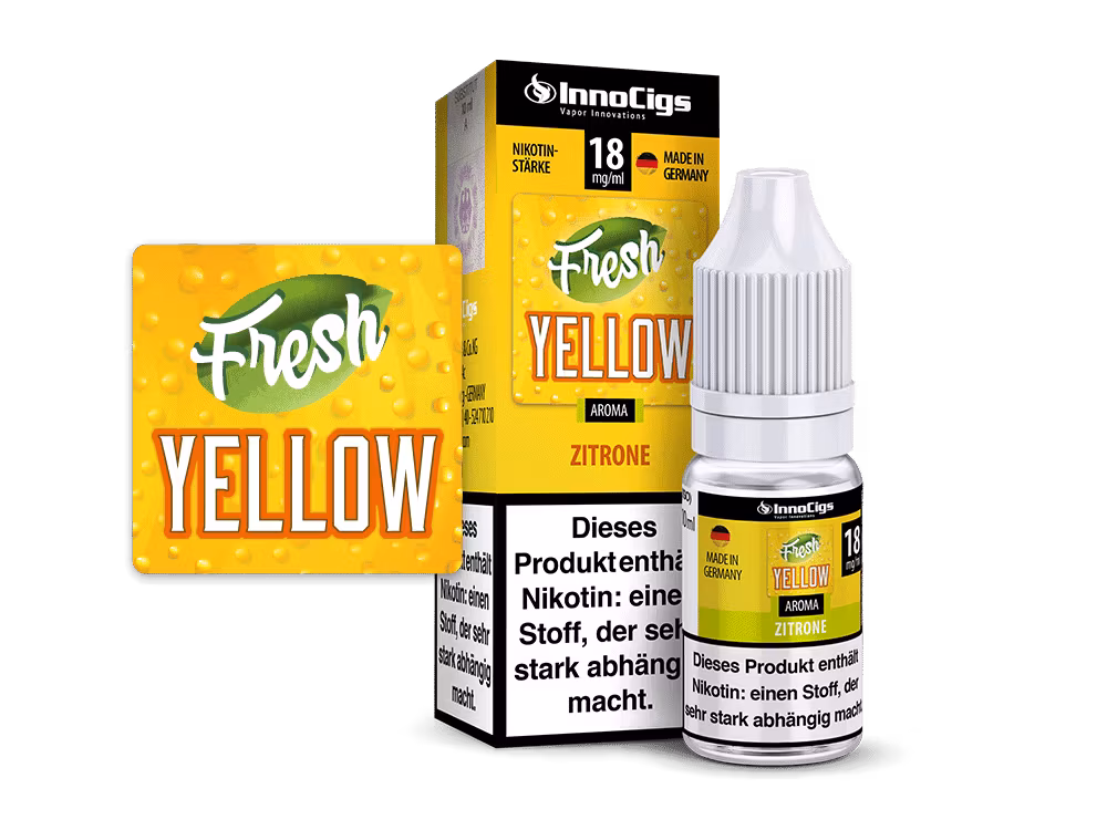 InnoCigs Fresh Yellow Zitrone 1 InnoCigs Fresh Yellow Zitrone