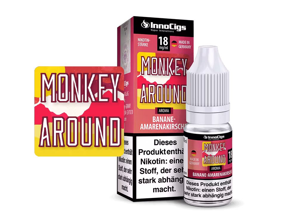 InnoCigs Monkey Around Bananen-Amarenakirsche 1 InnoCigs Monkey Around Bananen-Amarenakirsche