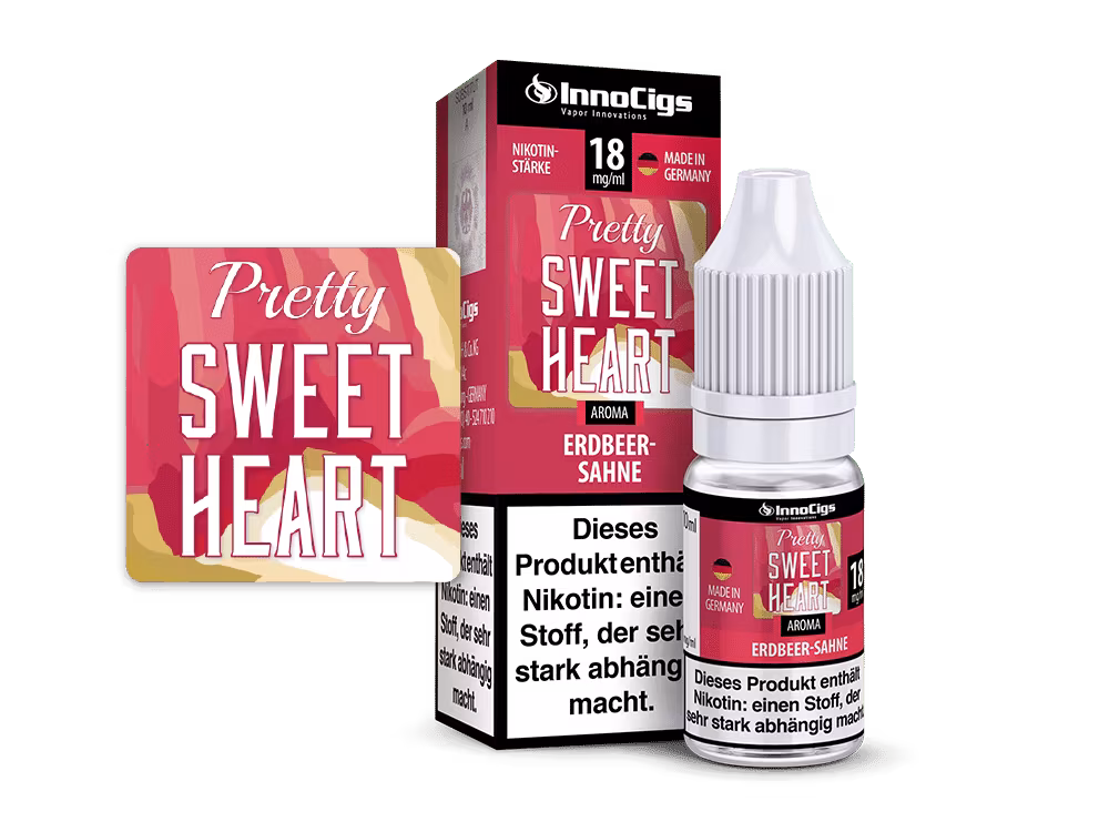 InnoCigs Pretty Sweetheart Sahne-Erdbeer 1 InnoCigs Pretty Sweetheart Sahne-Erdbeer