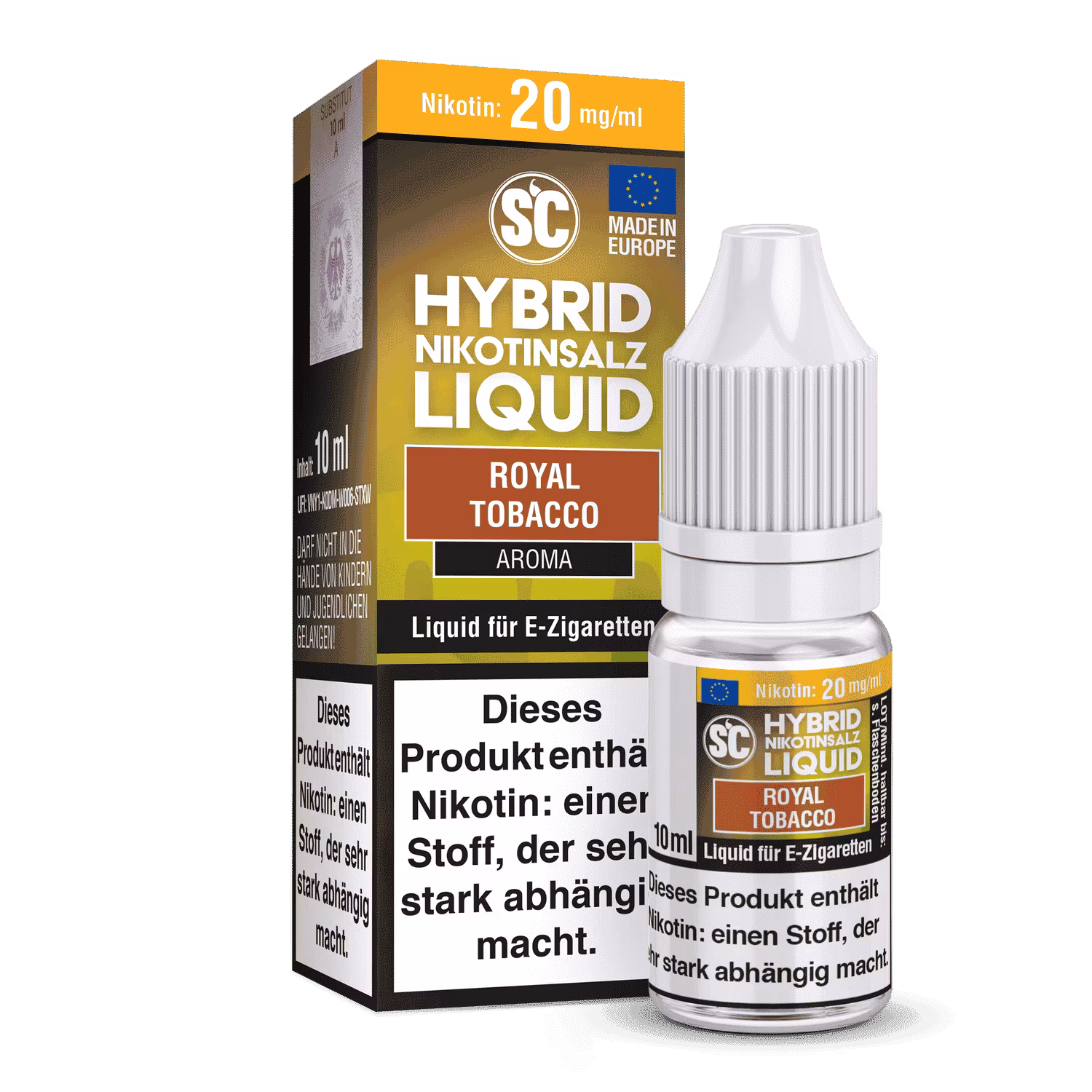 SC - Royal Tobacco - Hybrid-Nikotinsalz Liquid 1 SC - Royal Tobacco - Hybrid Nikotinsalz Liquid