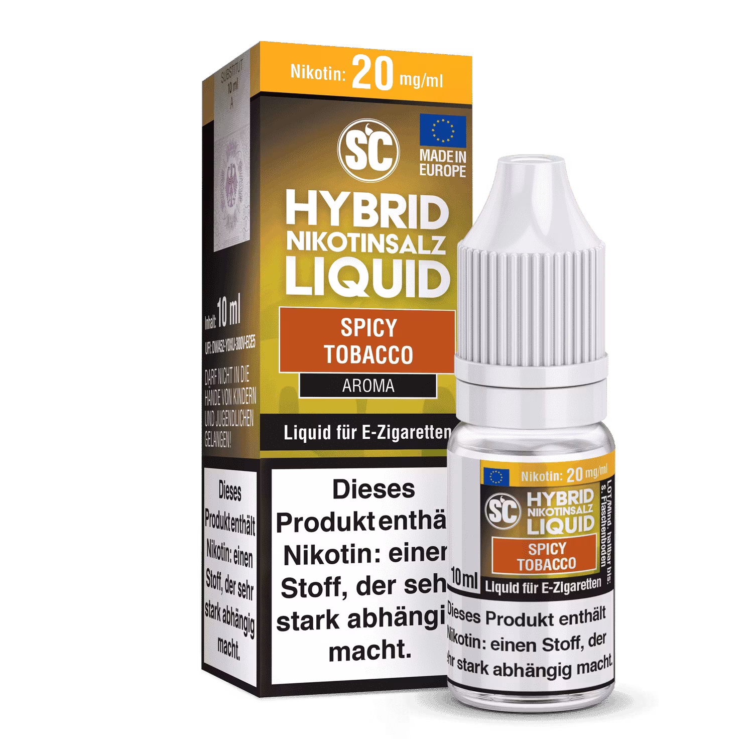 SC - Spicy Tobacco - Hybrid-Nikotinsalz Liquid 1 SC - Spicy Tobacco - Hybrid Nikotinsalz Liquid