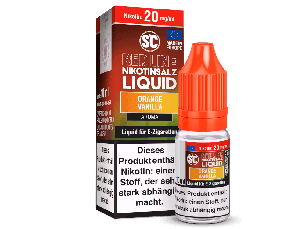 SC - Red Line - Orange Vanilla - Nikotinsalz Liquid 1 SC - Red Line - Orange Vanilla - Nikotinsalz Liquid