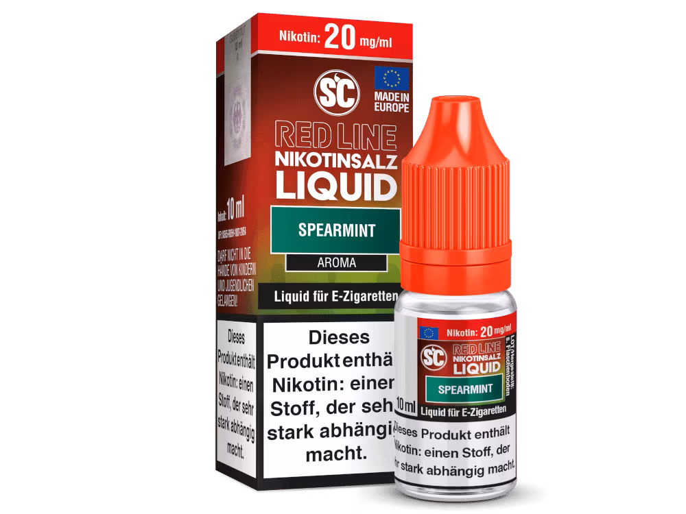 SC - Red Line - Spearmint - Nikotinsalz Liquid 1 SC - Red Line - Spearmint - Nikotinsalz Liquid
