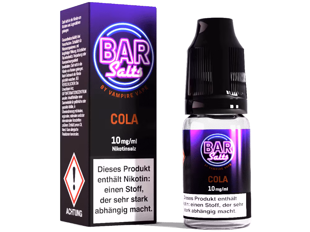 Vampire Vape - Bar Salts - Cola - Nikotinsalz Liquid 1 Vampire Vape - Bar Salts - Cola - Nikotinsalz Liquid