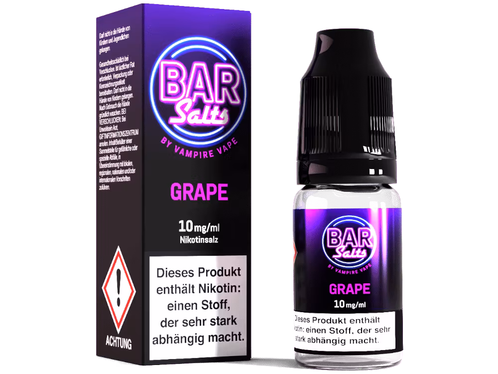 Vampire Vape - Bar Salts - Grape - Nikotinsalz Liquid 1 Vampire Vape - Bar Salts - Grape - Nikotinsalz Liquid