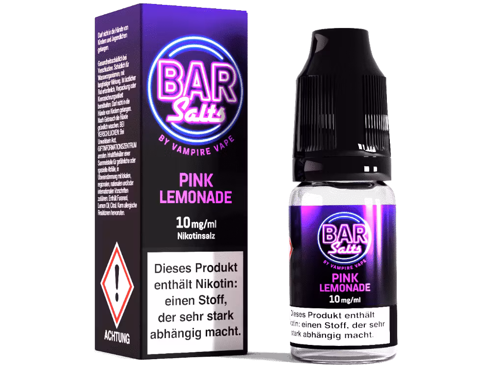 Vampire Vape - Bar Salts - Pink Lemonade - Nikotinsalz Liquid 1 Vampire Vape - Bar Salts - Pink Lemonade - Nikotinsalz Liquid