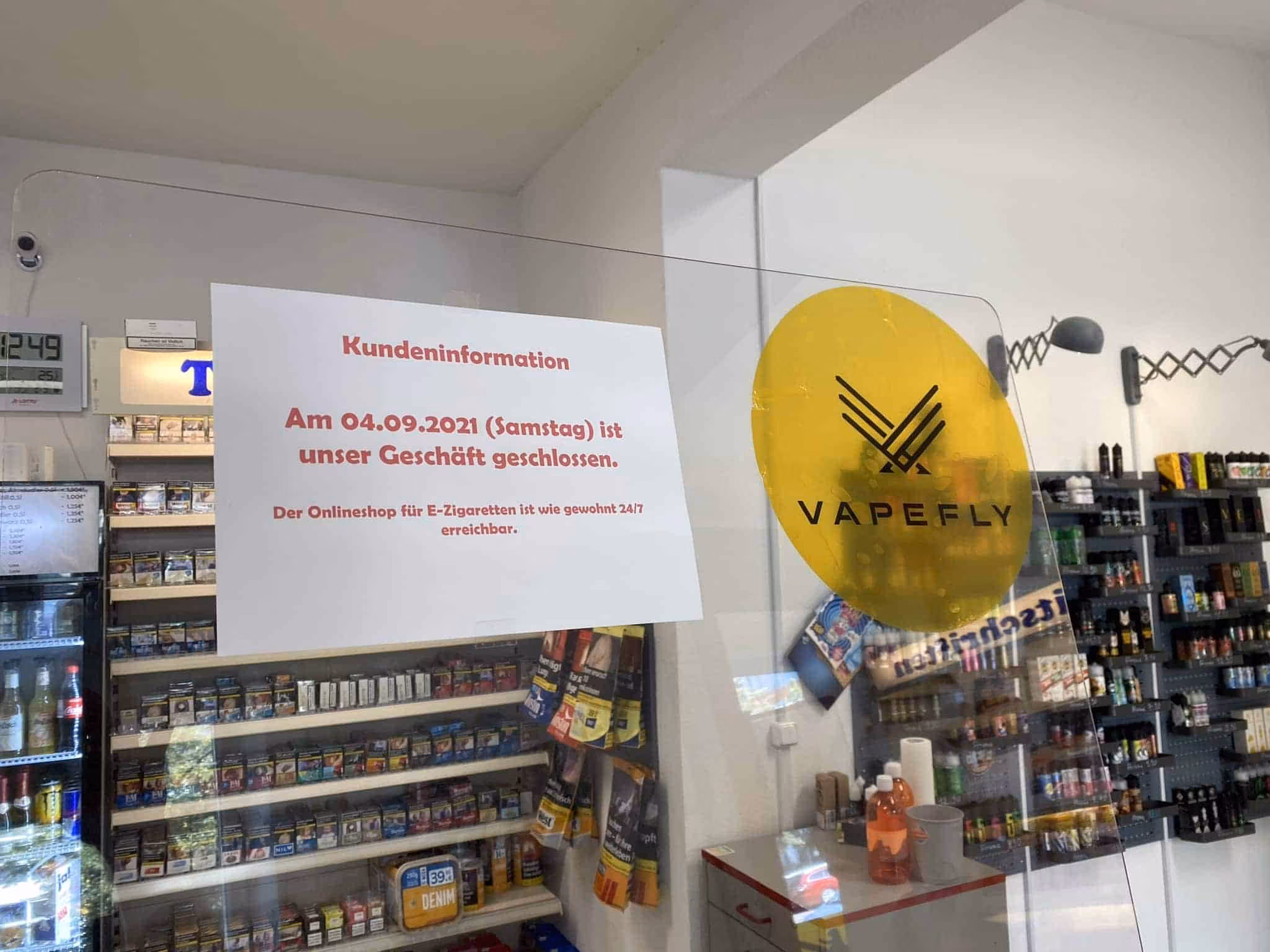 Geschlossen am Samstag