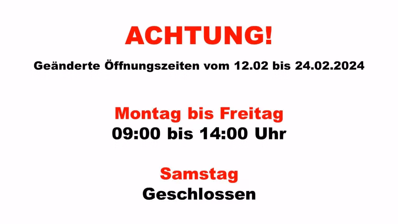 Öffnungszeiten Ladengeschäft 11 Öffnungszeiten LETZ Go