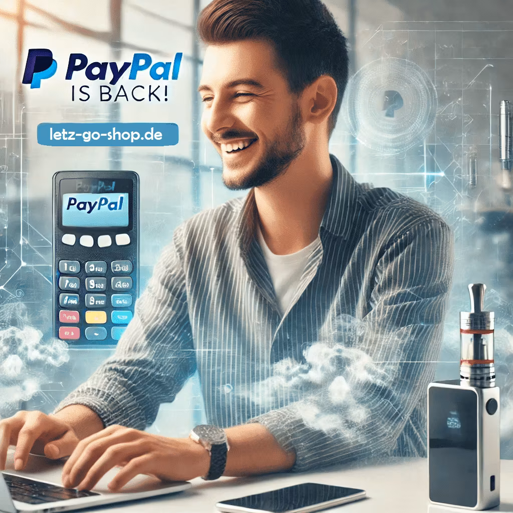 PayPal-Zahlung ist zurück 2 PayPal bei LETZ Go