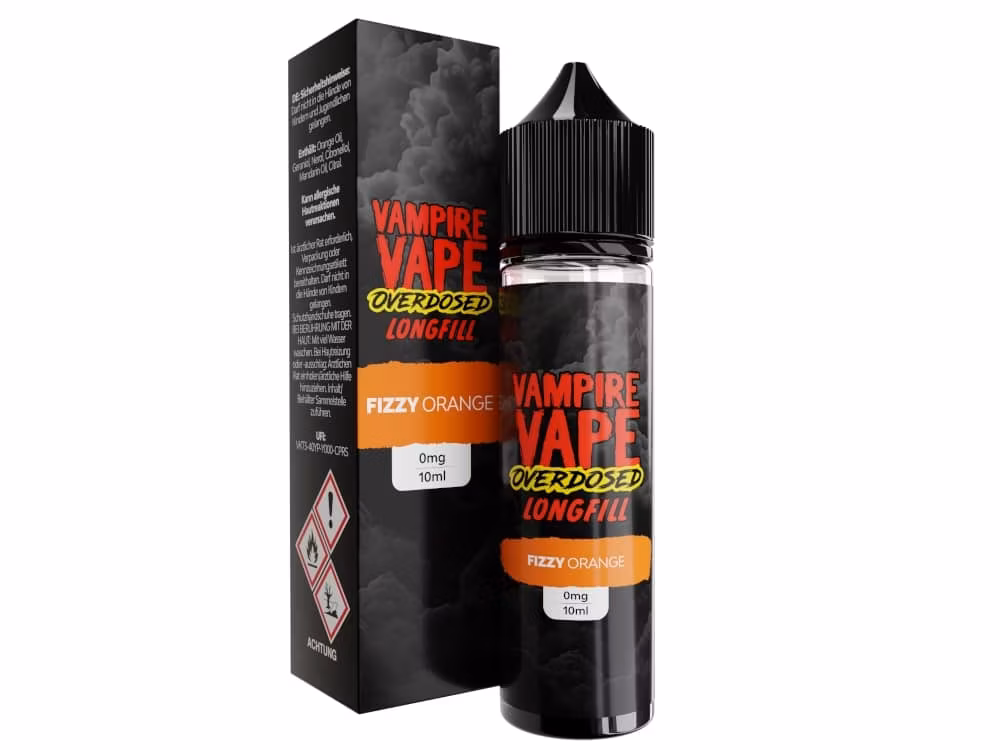 Vampire Vape - Overdosed - Fizzy Orange - Aroma 10 ml 1 Vampire Vape - Overdosed - Fizzy Orange - Aroma 10 ml