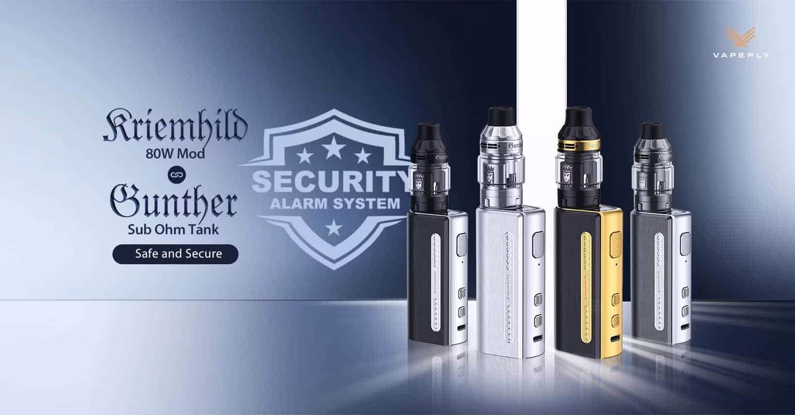 Vapefly Kriemhild 80W und Vapefly Gunther